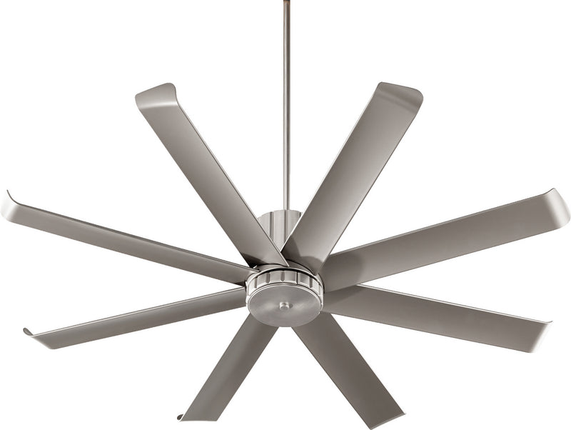 Quorum 196608-65 60"Patio Fan, Satin Nickel