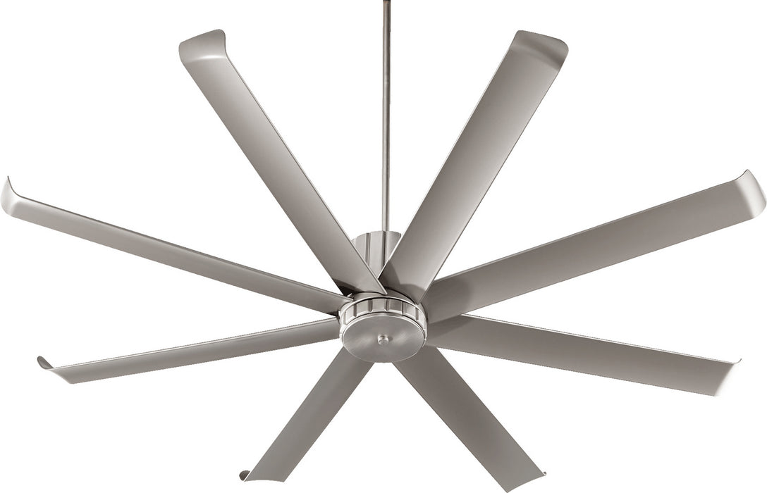 Quorum 196728-65 72"Patio Fan, Satin Nickel