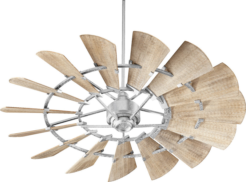 Quorum 96015-9 60" Ceiling Fan, Galvanized