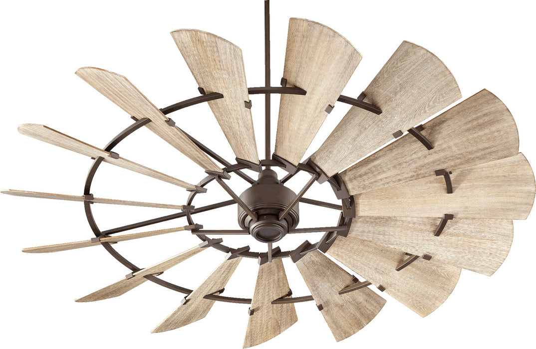 Quorum 97215-86 72" Ceiling Fan, Oiled Bronze