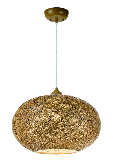 Maxim 14402NAWT One Light Outdoor Pendant, Natural