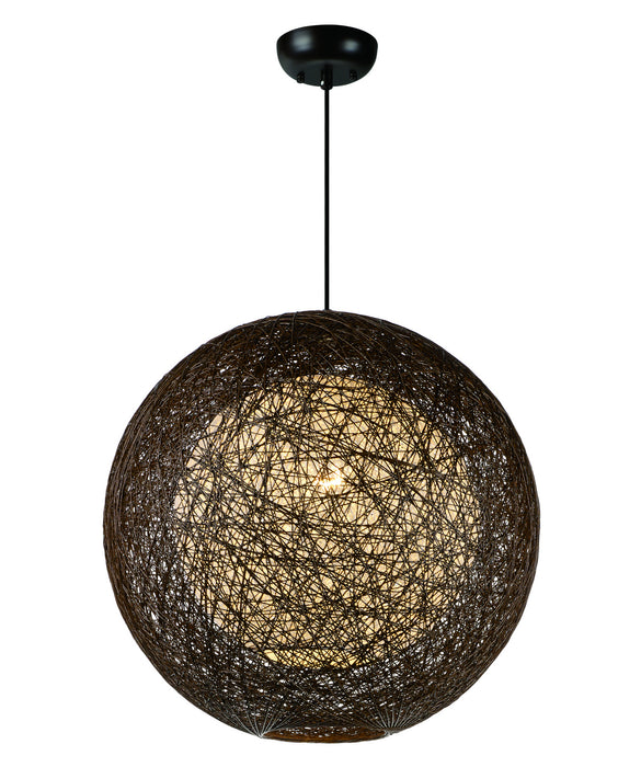 Maxim 14405CHWT One Light Outdoor Pendant, Chocolate