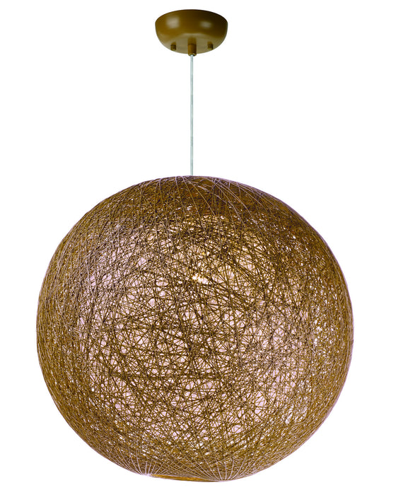 Maxim 14405NAWT One Light Outdoor Pendant, Natural