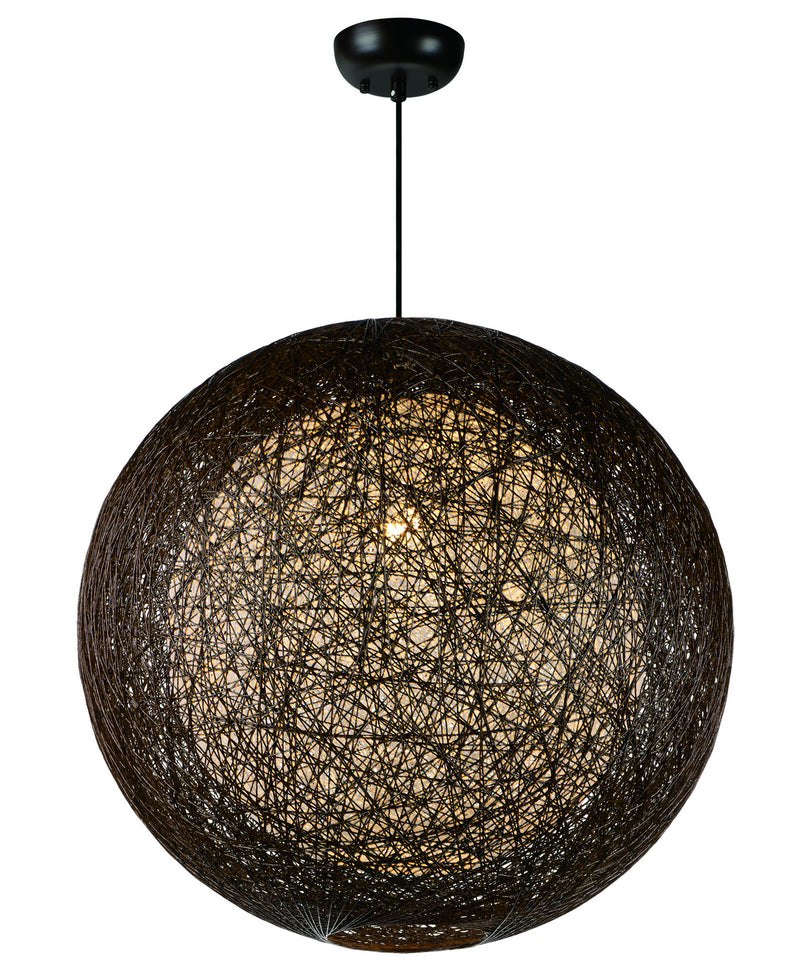Maxim 14407CHWT One Light Outdoor Pendant, Chocolate
