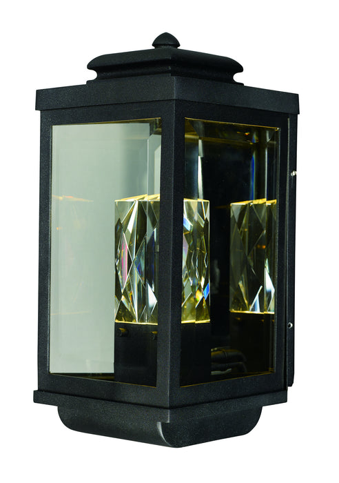 Maxim 53524CLGBK LED Outdoor Wall Sconce, Galaxy Black