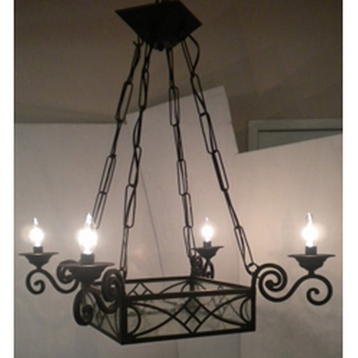 Maxim 990093CDBK Four Light Pendant, Black