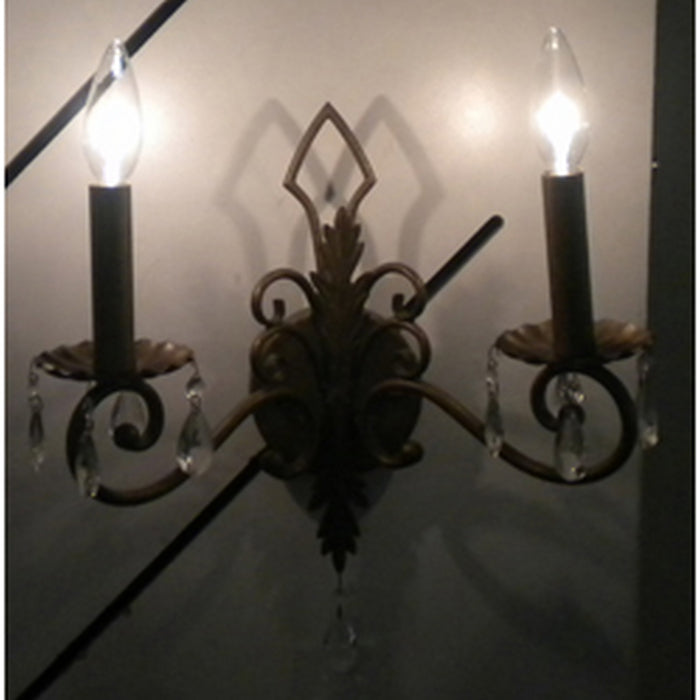 Maxim 99977EG Two Light Wall Sconce, Etruscan Gold