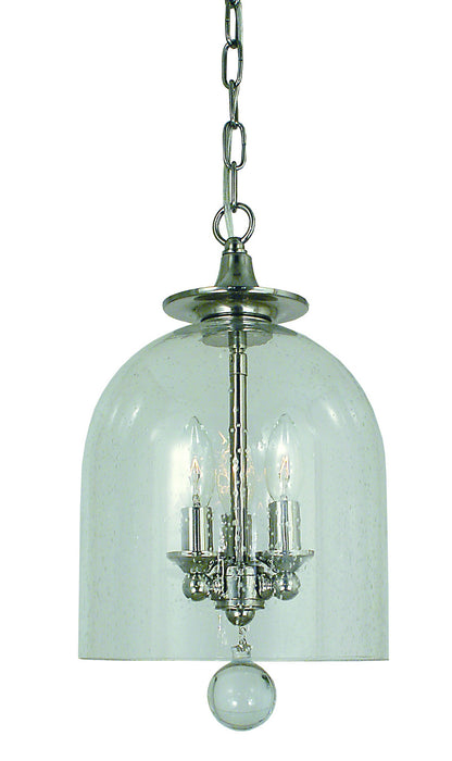 Framburg 4353 PN Three Light Chandelier, Polished Nickel