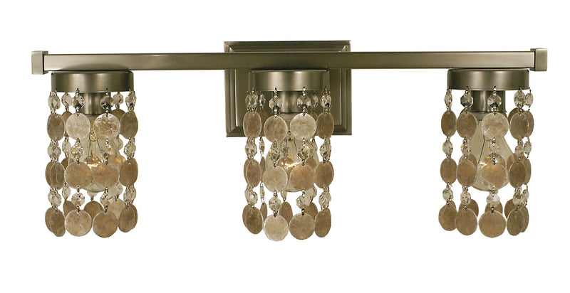 Framburg 4363 BN Three Light Wall Sconce, Brushed Nickel
