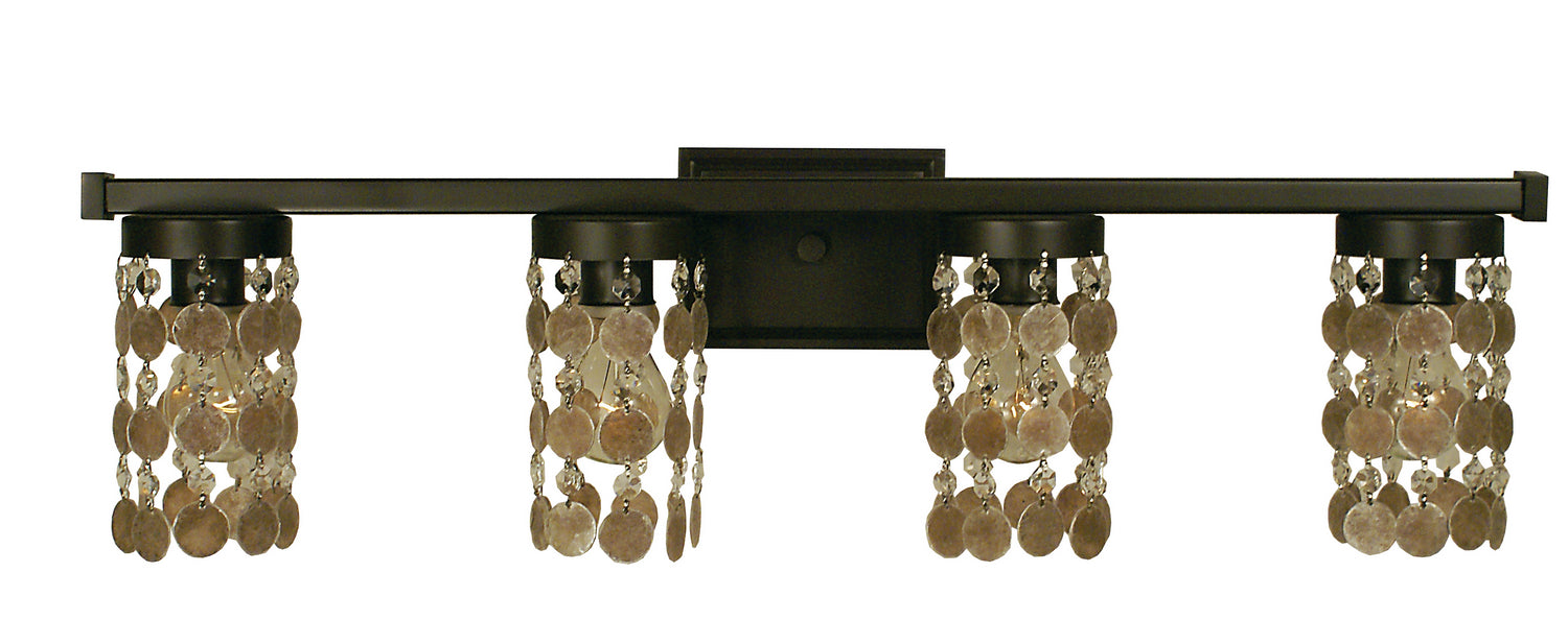 Framburg 4364 MB Four Light Wall Sconce, Mahogany Bronze