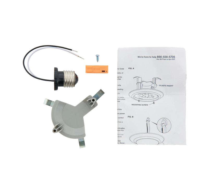 Kichler 4145LED Retrofit Mount Kit, Gray