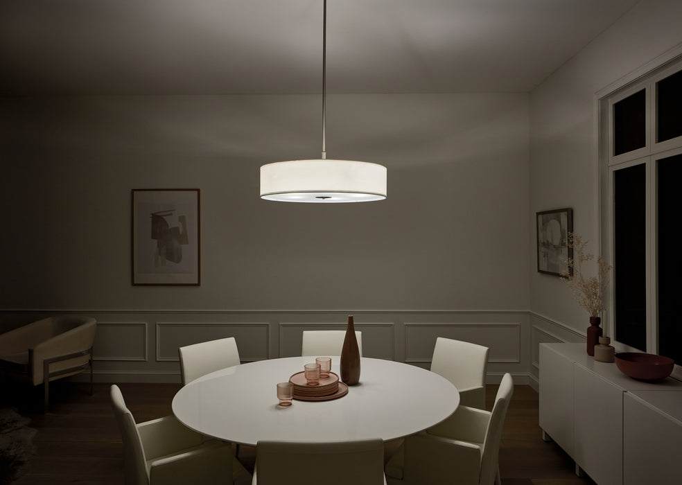 Kichler 42196NI Five Light Pendant, Brushed Nickel