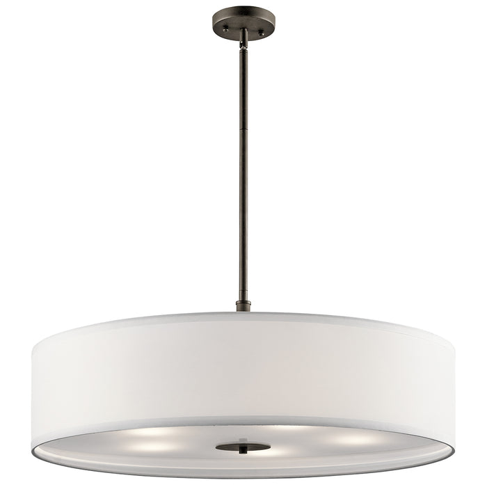 Kichler 42196OZ Five Light Pendant, Olde Bronze