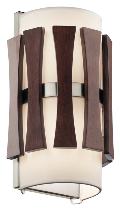 Kichler 43756AUB Two Light Wall Sconce, Auburn Stained