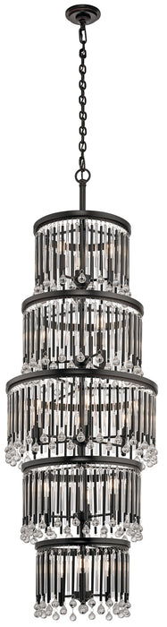 Kichler 43758ESP 18 Light Chandelier, Espresso