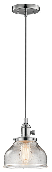 Kichler 43850CH One Light Mini Pendant, Chrome