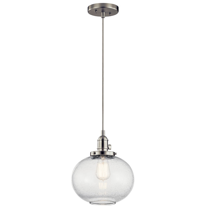 Kichler 43852NI One Light Mini Pendant, Brushed Nickel