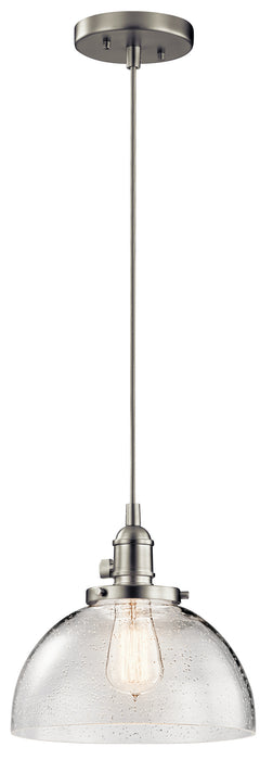 Kichler 43853NI One Light Mini Pendant, Brushed Nickel
