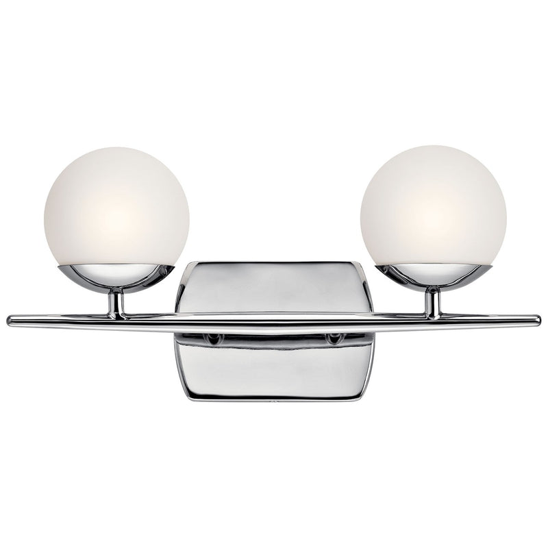 Kichler 45581CH Two Light Bath, Chrome