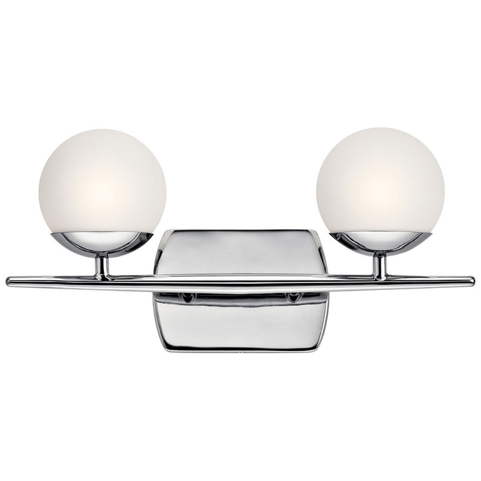 Kichler 45581CH Two Light Bath, Chrome