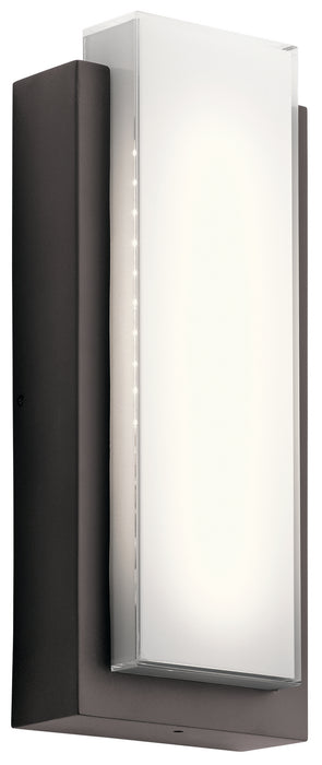 Kichler 49557AZLED LED Outdoor Wall Mount, Architectural Bronze
