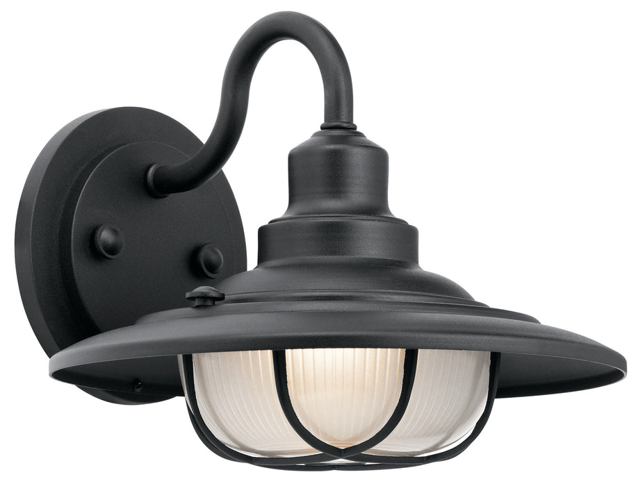 Kichler 49691BKT One Light Outdoor Wall Mount, Textured Black