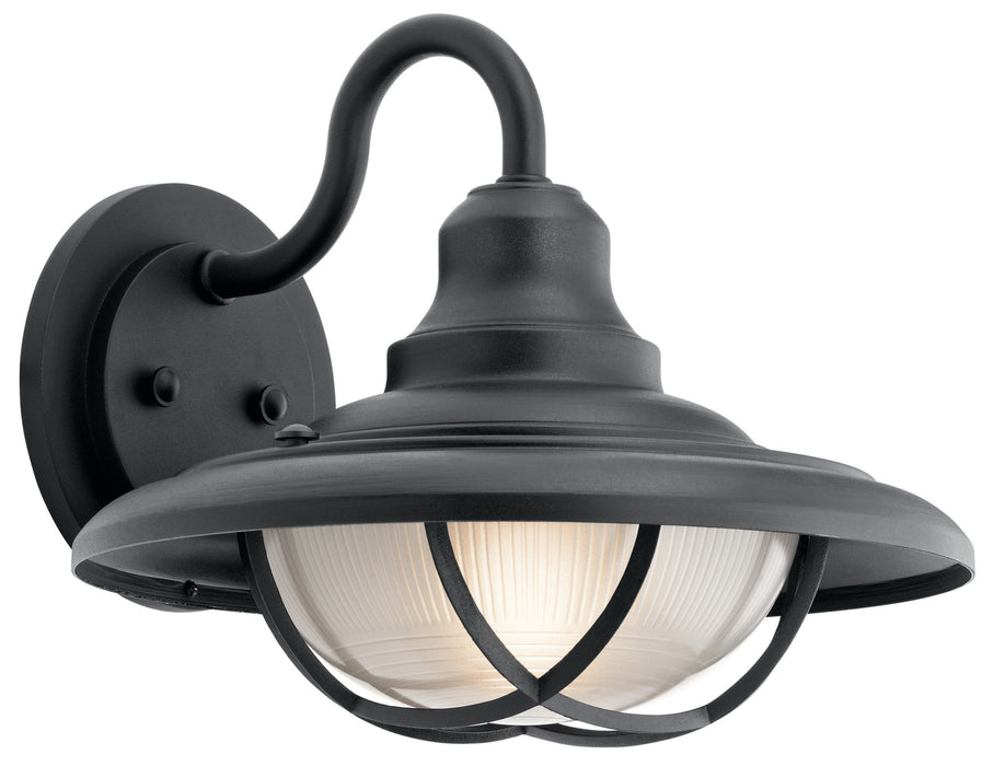 Kichler 49693BKT One Light Outdoor Wall Mount, Textured Black