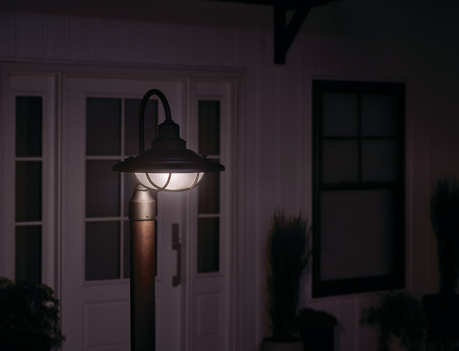 Kichler 49694BKT One Light Outdoor Post Mount, Textured Black