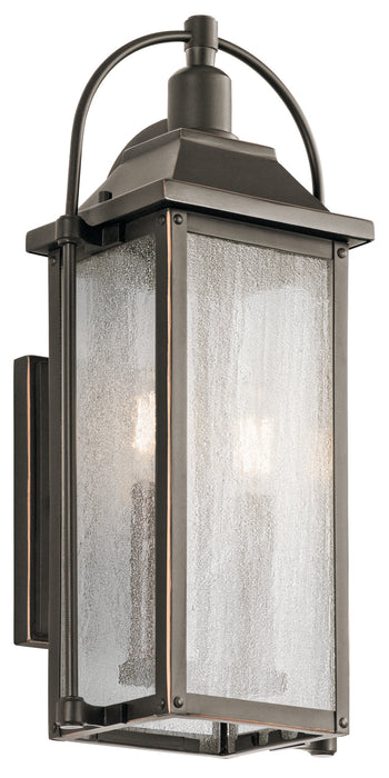 Kichler 49714OZ Two Light Outdoor Wall Mount, Olde Bronze