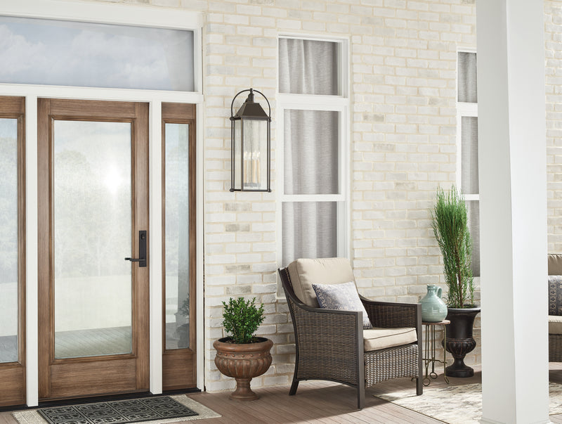 Kichler 49716OZ Four Light Outdoor Wall Mount, Olde Bronze