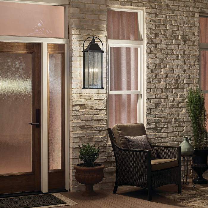 Kichler 49716OZ Four Light Outdoor Wall Mount, Olde Bronze