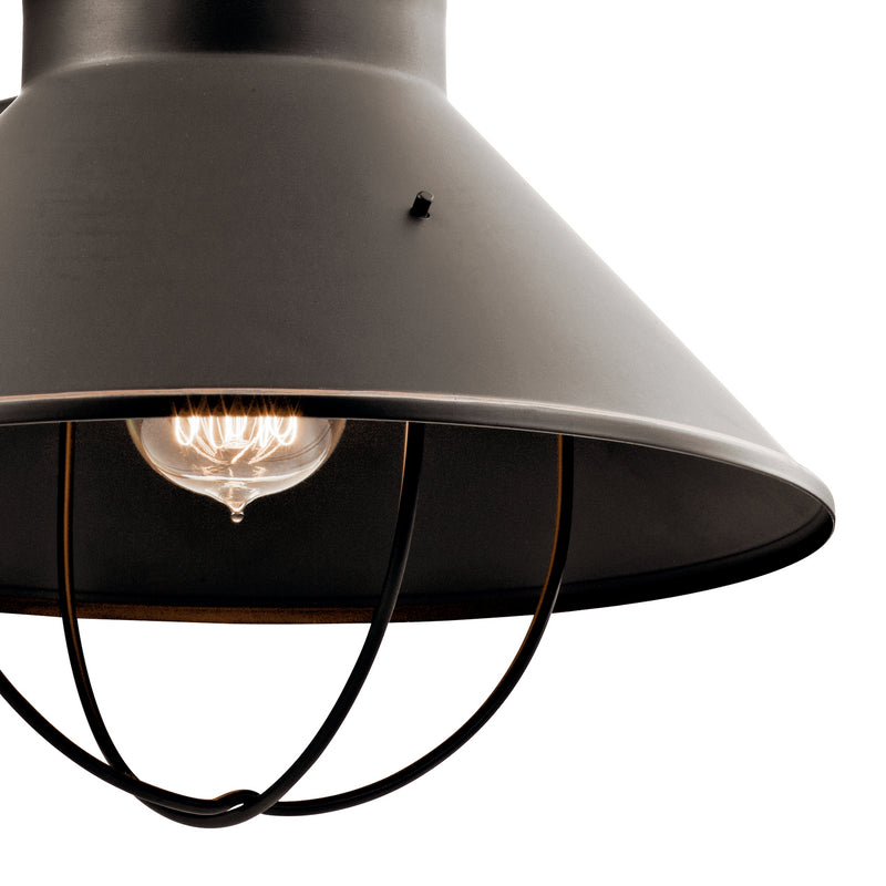 Kichler 9142OZ One Light Outdoor Wall Mount, Olde Bronze
