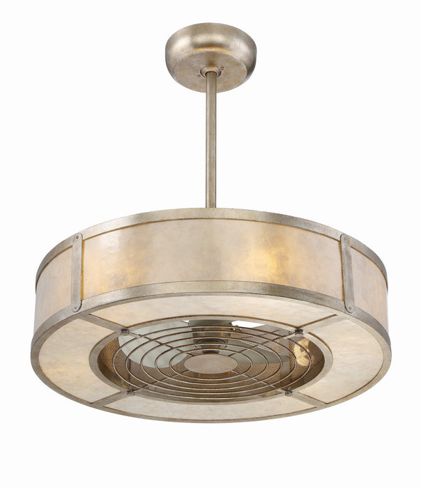 Savoy House 26-335-FD-272 Six Light Fan D'lier, Silver Dust