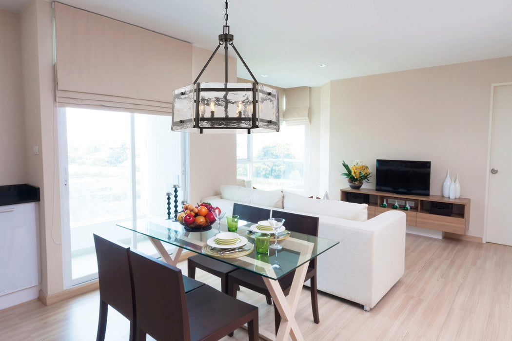 Savoy House 7-3040-6-13 Six Light Pendant, English Bronze