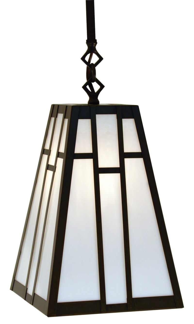 Arroyo ASH-8WO-BZ One Light Pendant, Bronze
