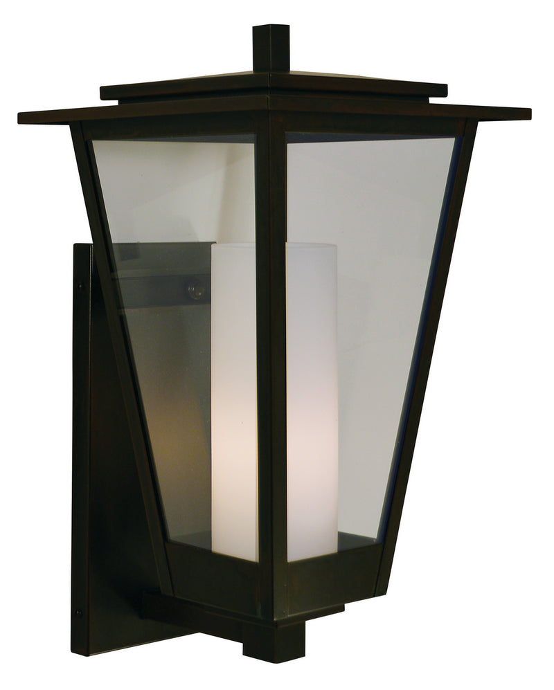 Arroyo BRB-10CLR/WHT-BZ One Light Wall Mount, Bronze
