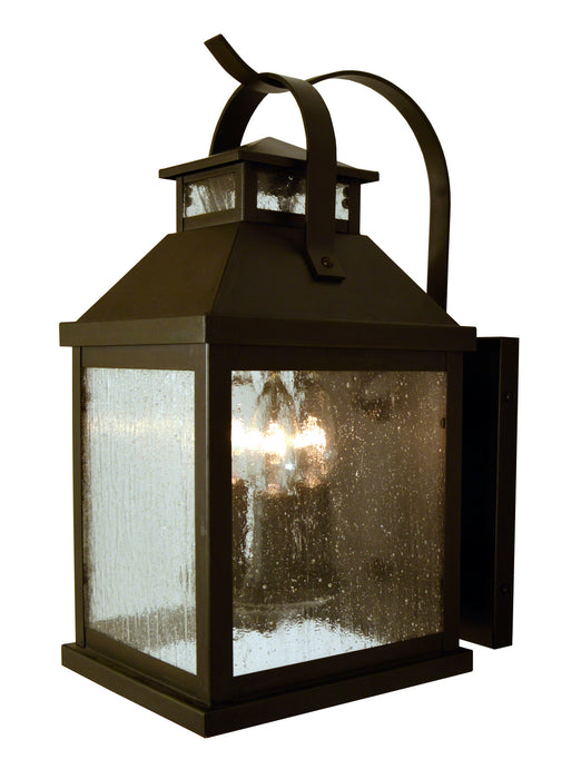 Arroyo CAB-7CS-BZ Three Light Wall Mount, Bronze