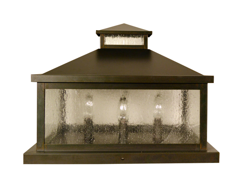 Arroyo CAC-16CS-BZ Four Light Column Mount, Bronze