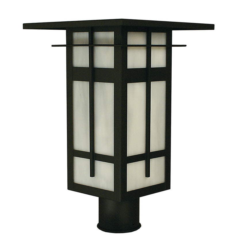 Arroyo FIP-10WO-BK One Light Post Mount, Satin Black