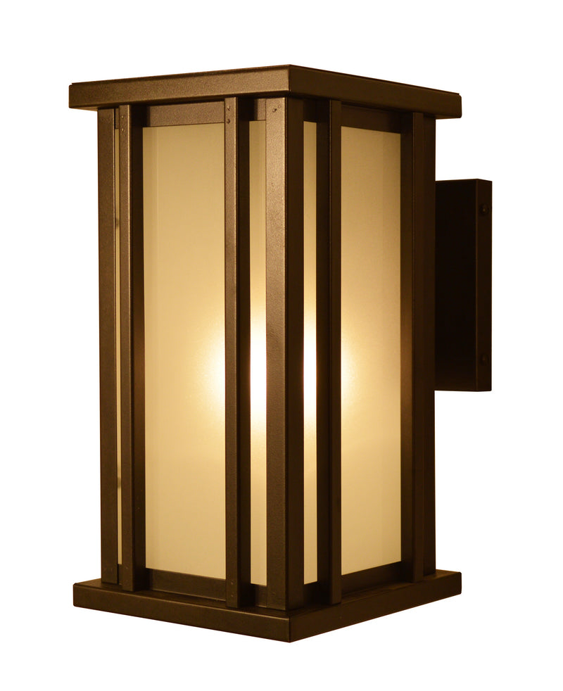 Arroyo GLB-6F-BZ One Light Wall Mount, Bronze