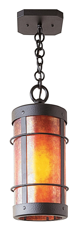 Arroyo VH-9NRM-BK One Light Pendant, Satin Black