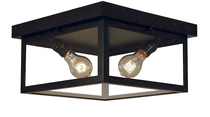 Arroyo VICM-12CLR-BZ Two Light Ceiling Mount, Bronze