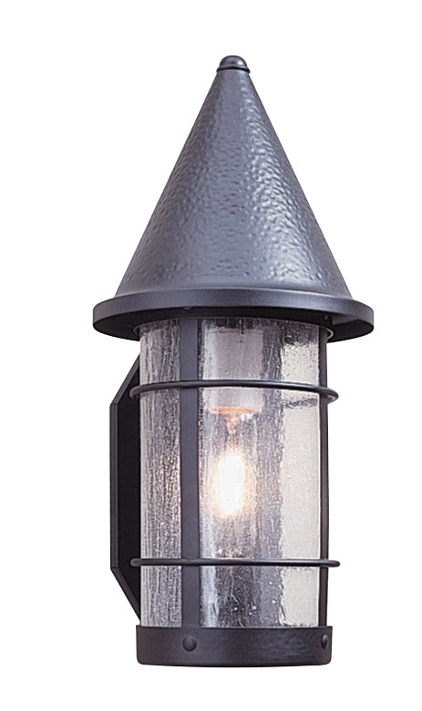 Arroyo VS-7CS-BK One Light Wall Mount, Satin Black