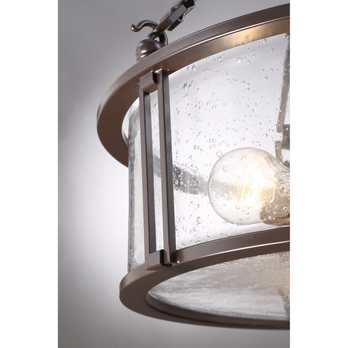Quoizel BCN1716WT Three Light Semi-Flush Mount, Western Bronze