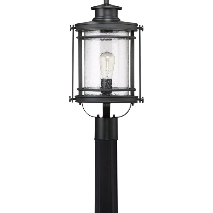 Quoizel BKR9010K One Light Outdoor Post Mount, Mystic Black