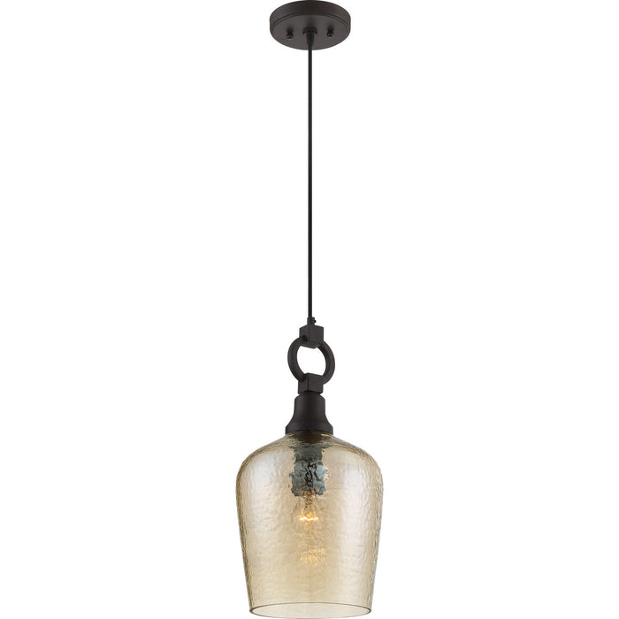 Quoizel CKKD1509WT One Light Mini Pendant, Western Bronze