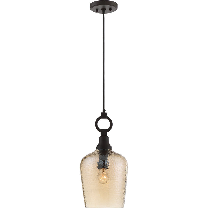 Quoizel CKKD1509WT One Light Mini Pendant, Western Bronze