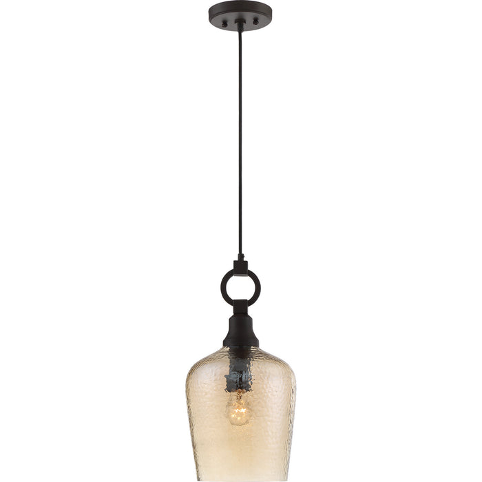 Quoizel CKKD1509WT One Light Mini Pendant, Western Bronze