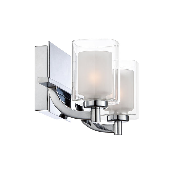 Quoizel KLT8602CLED Two Light Bath Fixture, Polished Chrome