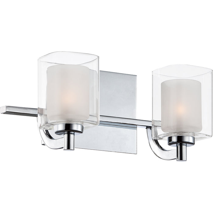 Quoizel KLT8602CLED Two Light Bath Fixture, Polished Chrome